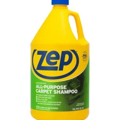 Zep All-Purpose Carpet Shampoo - Concentrate - 128 fl oz (4 quart) - Heavy Duty - Blue - 4 / Carton