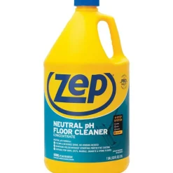 Zep Concentrated Neutral Floor Cleaner - Concentrate - 128 fl oz (4 quart) - Blue - 4 / Carton
