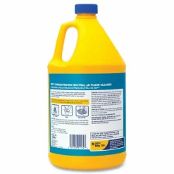 Zep Concentrated Neutral Floor Cleaner - Concentrate - 128 fl oz (4 quart) - Blue - 4 / Carton
