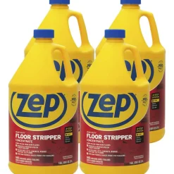Zep Heavy-Duty Floor Stripper - Concentrate - 128 fl oz (4 quart) - Heavy Duty, Fast Acting - Blue - 4 / Carton