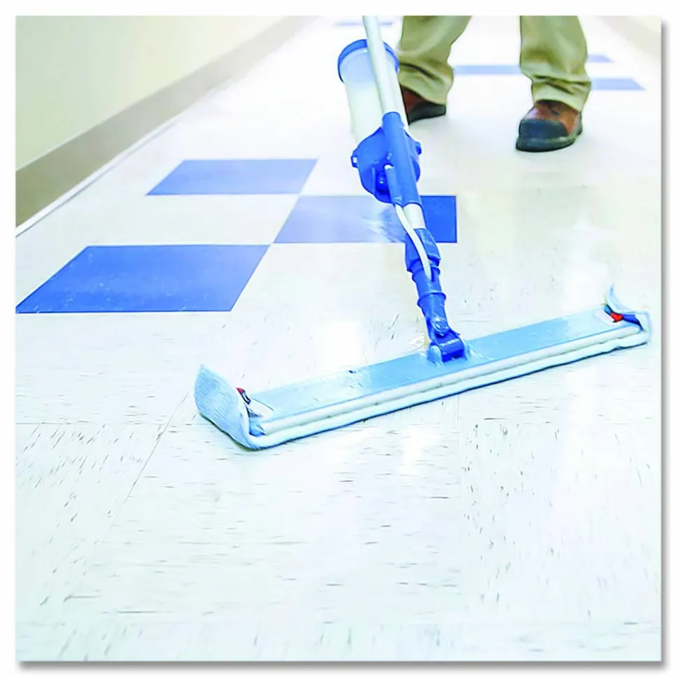 Zep No-Rinse Floor Disinfectant - 128 fl oz (4 quart) - Disinfectant, Deodorize - Blue - 4 / Carton
