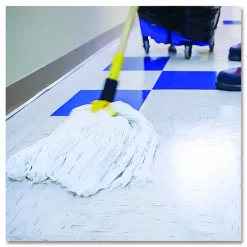 Zep No-Rinse Floor Disinfectant - 128 fl oz (4 quart) - Disinfectant, Deodorize - Blue - 4 / Carton