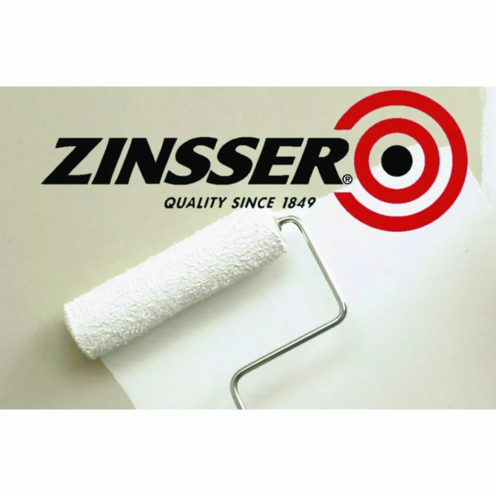 Zinsser BIN Aerosol Primer with Turbo Spray System, Interior, Flat White, 26 oz Aerosol Can, 6/Carton