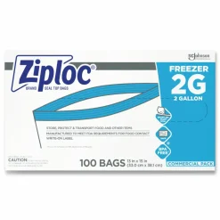 Ziploc Zipper Freezer Bags, 2 gal, 13
