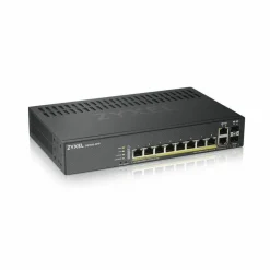 ZYXEL GS1920-8HPv2 8-Port Gigabit Smart Nebula Cloud Managed PoE Switch | 8 PoE+ Ports at 130W with 2 SFP Uplinks
